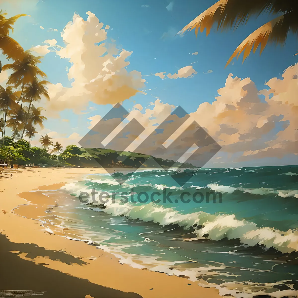 Picture of Serenity at the Tropical Coastline