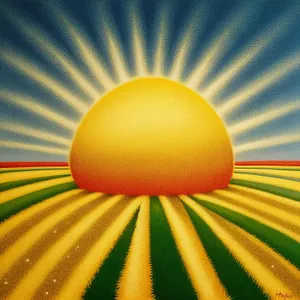 Vibrant Retro Sunburst Colorful Graphic Wallpaper