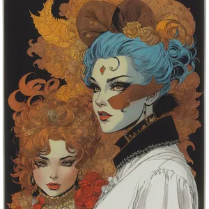 Comic book jacket featuring captivating mask art