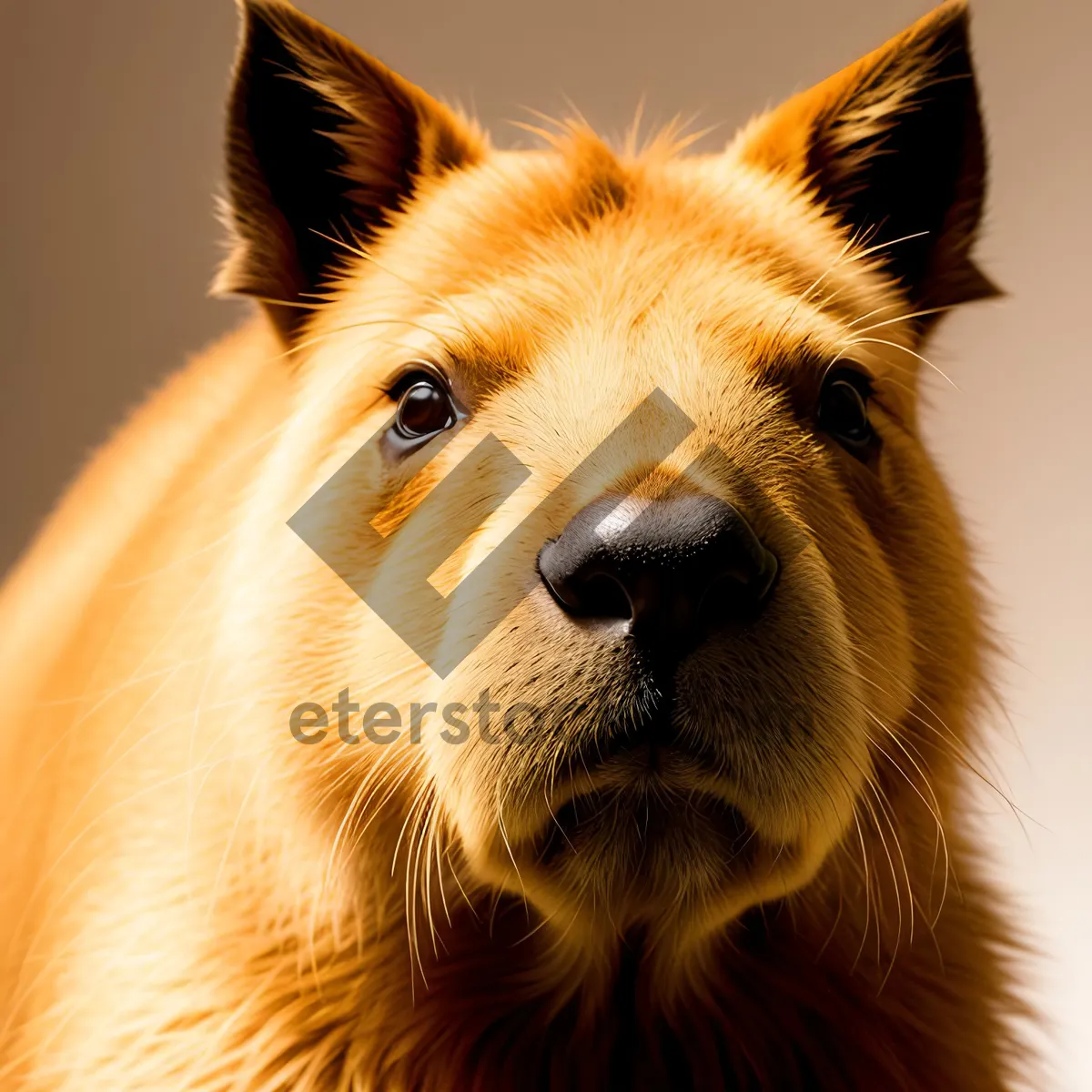 Picture of Terrier Dog with Cute Fur and Alert Eyes