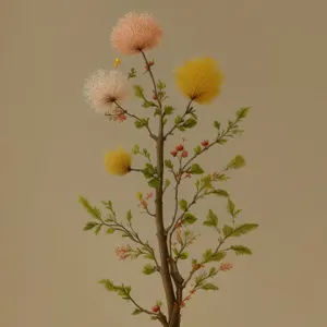 Blossoming Yellow Floral Bouquet in Jar