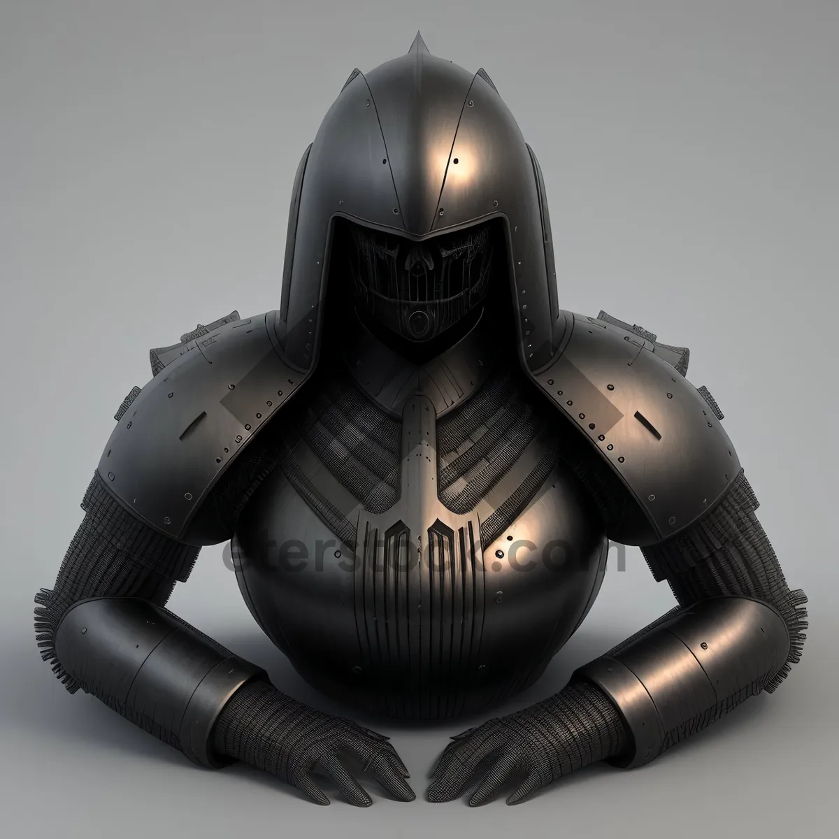 Picture of Artistic sculpture with protective mask and body armor