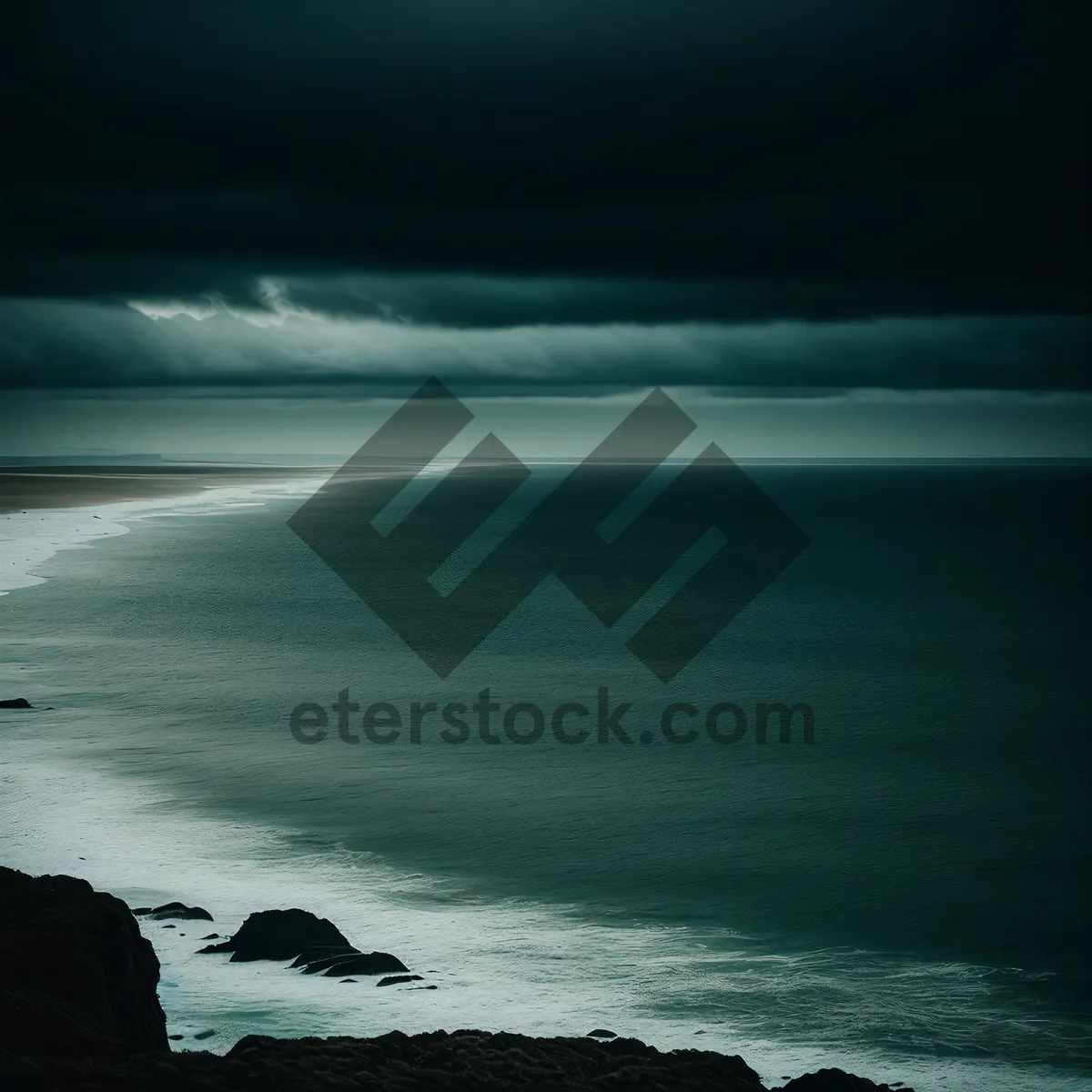 Picture of Sunset Waves at Seaside Cape