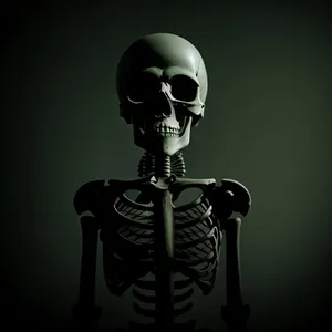 Skeletal Anatomy - Human Skull and Spine