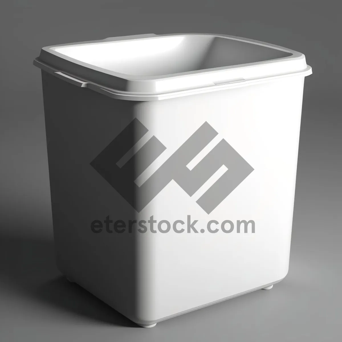 Picture of 3D Blank Container Box Icon - Business Design