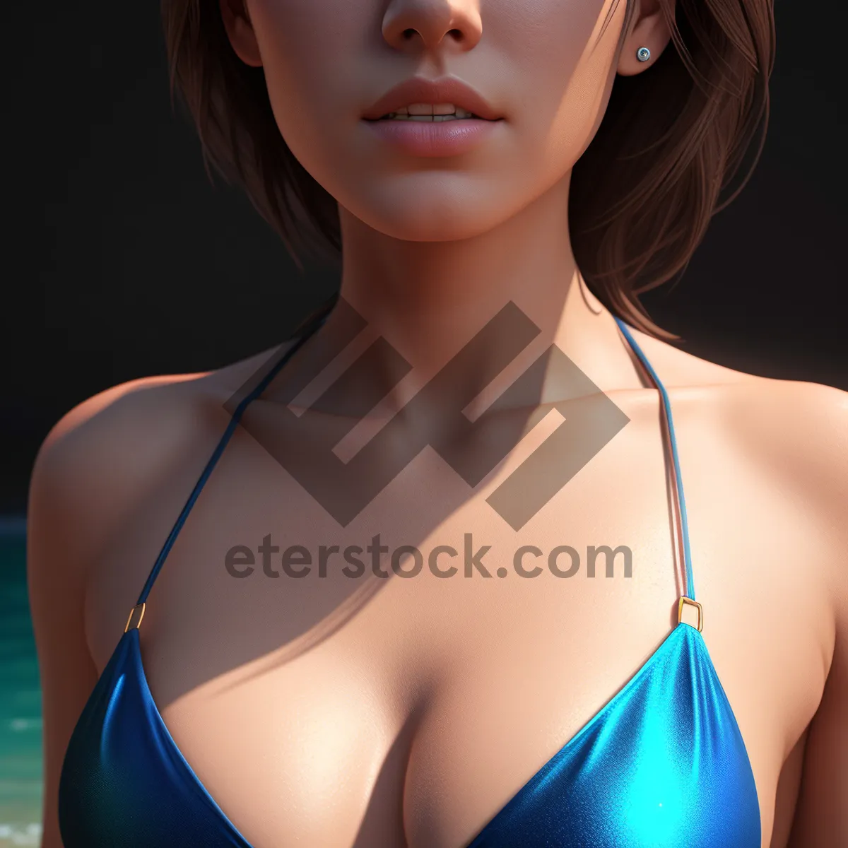Picture of Flirty Fashionista with Seductive Smile