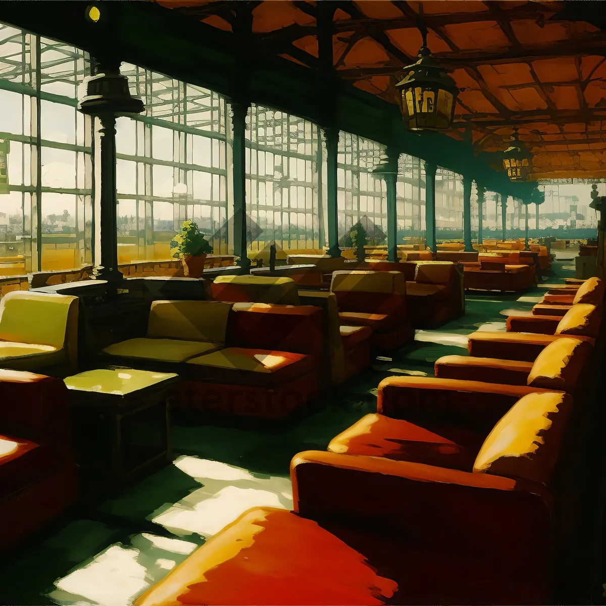 Picture of Modern interior design with luxury furniture and decor