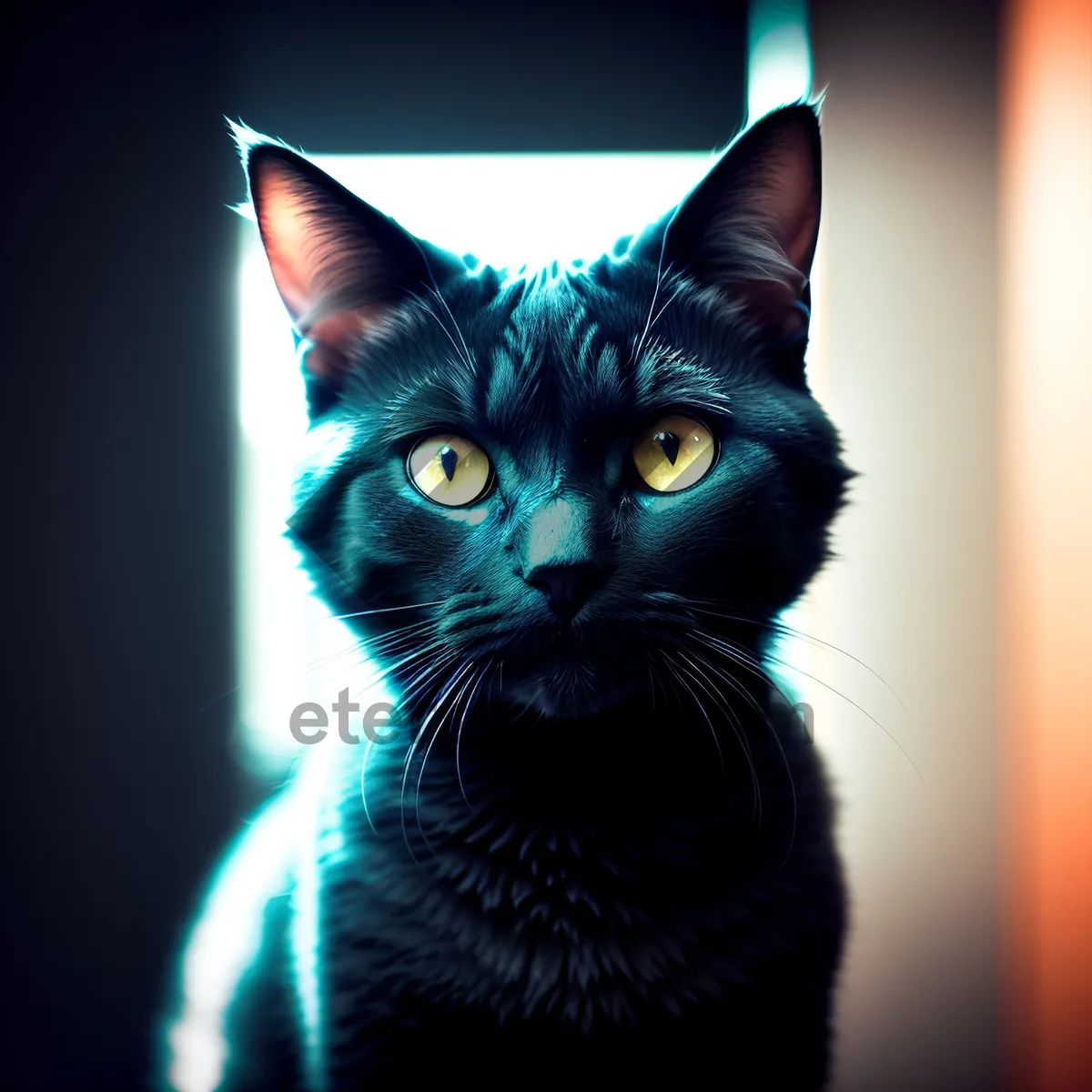 Picture of Furry and Playful Tabby Kitten with Pretty Eyes