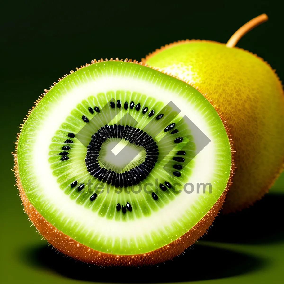 Picture of Fresh Juicy Kiwi Slice - Nutritious and Delicious Tropical Fruit