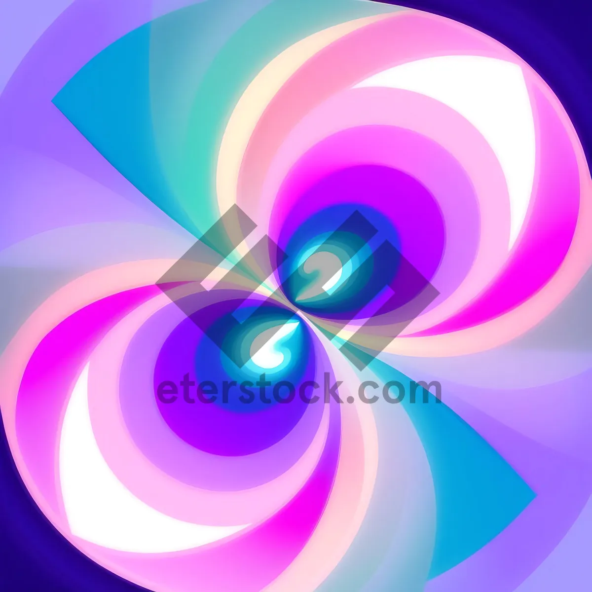 Picture of Energetic Rainbow Geometric Fantasy Design