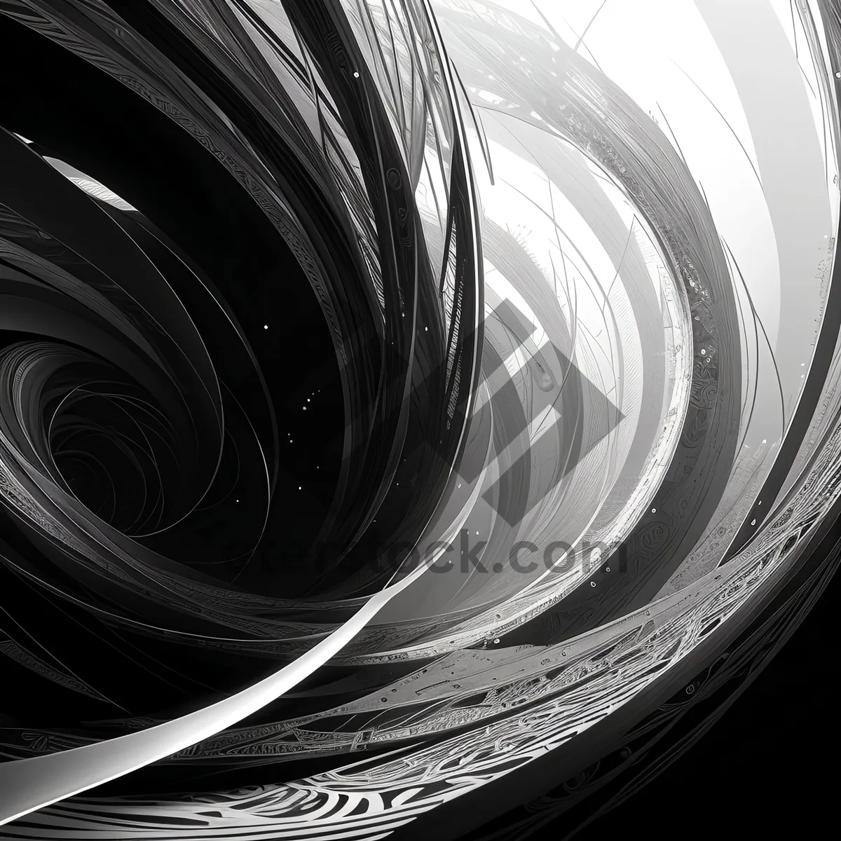 Picture of Fractal Motion: Abstract Geometric Art Design