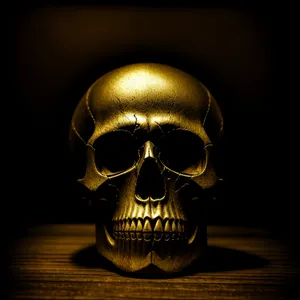 Fearsome Pirate Skull in Sinister Mask