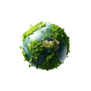 Global Sphere Earth Map Icon Design