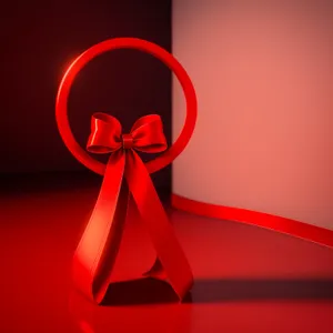 Sleek Silk Ribbon Design Symbol