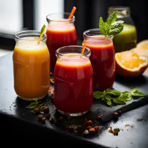 Refreshing Tomato Tea with Vitamin-rich Sweet Fruit Juice