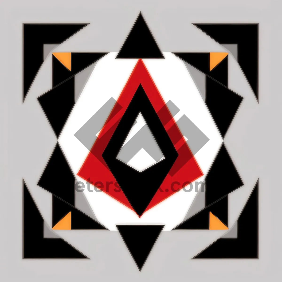 Picture of Symbolic Heraldic Pyramid Graphic Design Icon