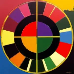 3D circle icon symbol sign