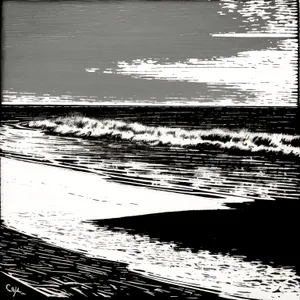 Sunset Serenity by the Shoreline