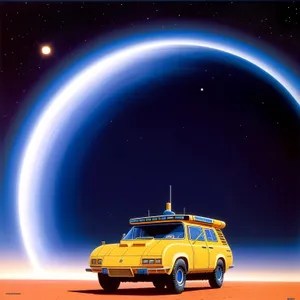 Starry Night's Celestial Cab Journey