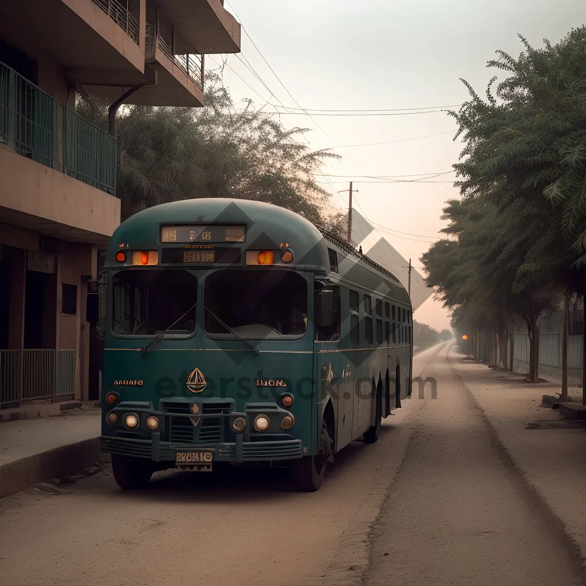 Picture of Urban Transport Hub: Bustling City Conveyance