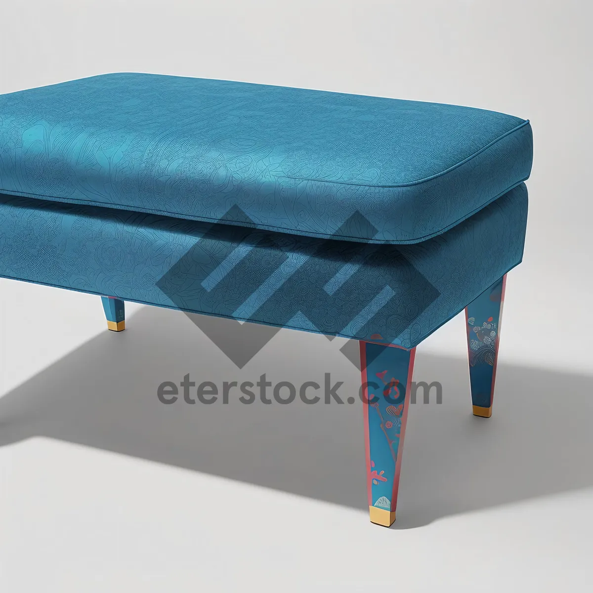 Picture of Elegant Leather Ottoman: Comfortable and Stylish Furnishing