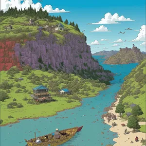 Coastal Cliff Formation at Serene Archipelago