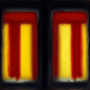 Digital clock on glow tube device