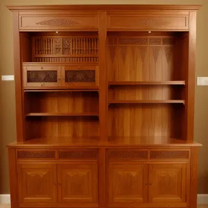 Modern Wooden Bookcase with Luxury Design