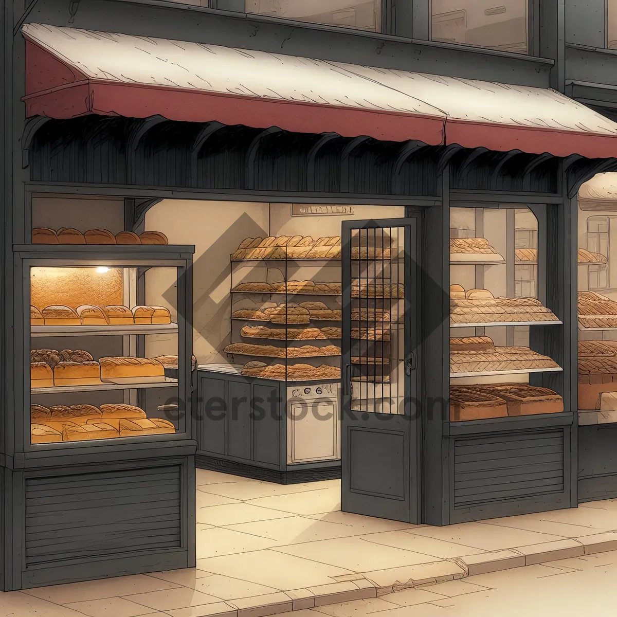 Picture of Bakery Shop Entrance