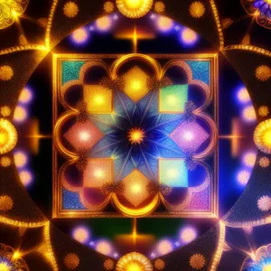Vibrant Kaleidoscope Chandelier: A Dazzling Burst of Brilliant Colors
