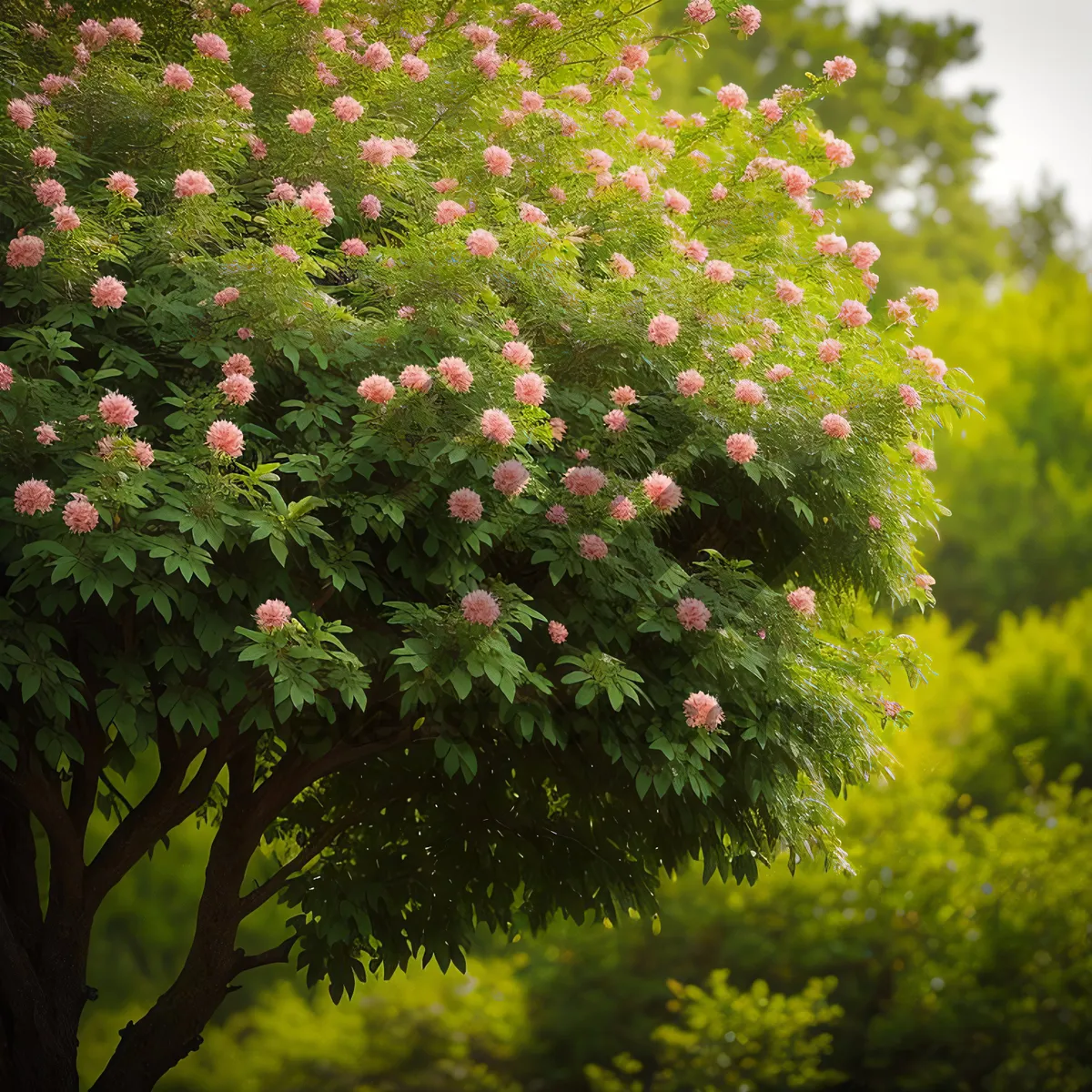 Picture of Seasonal Mimosa Tree - Beautiful Woody Plant