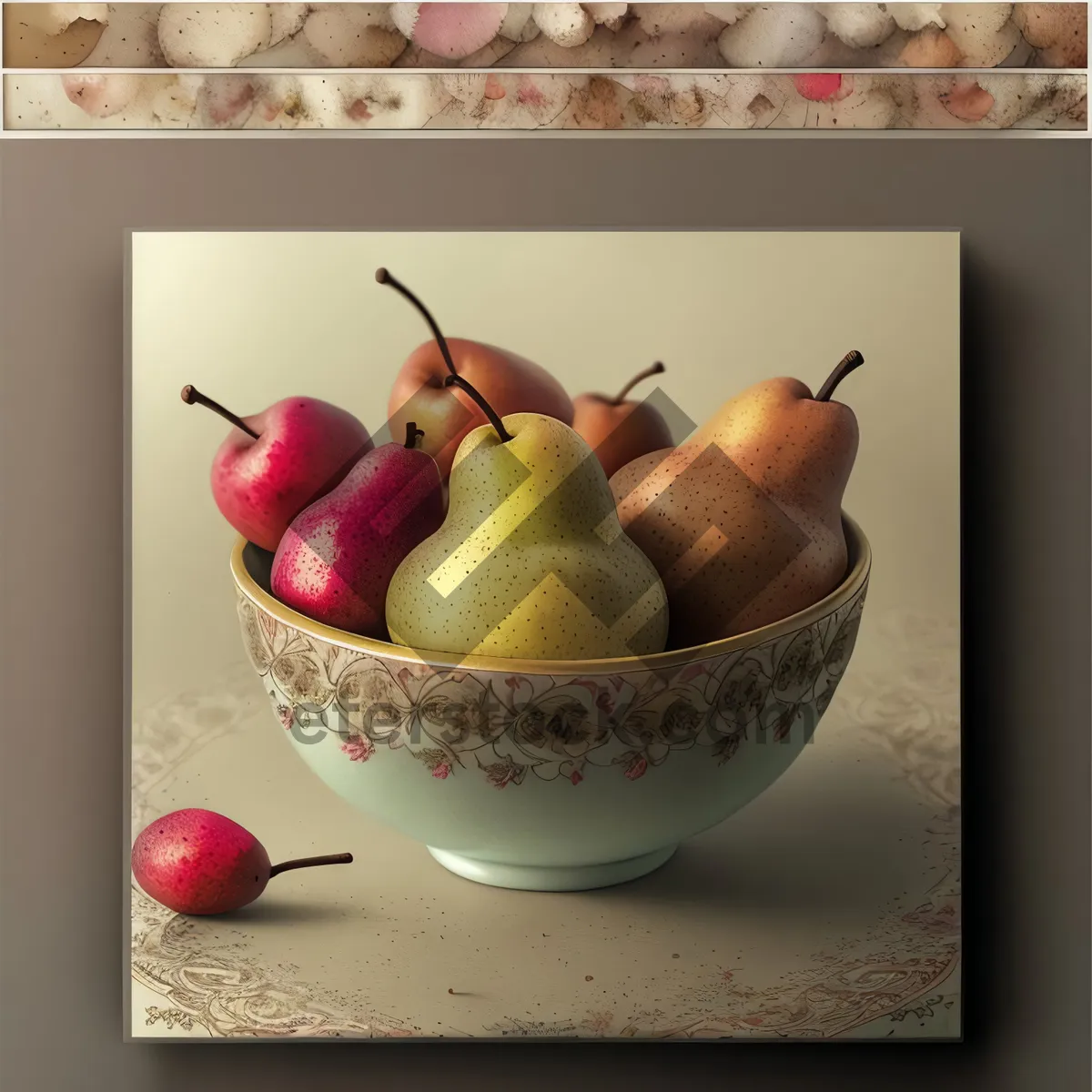 Picture of Fresh Fruit Bowl Brimming with Nutritional Delights