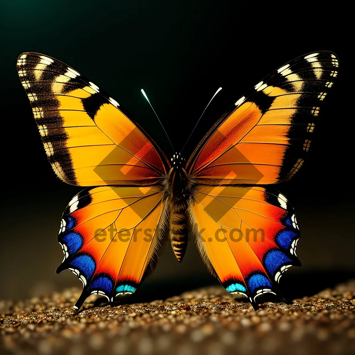 Picture of Colorful Monarch Butterfly With Majestic Wings