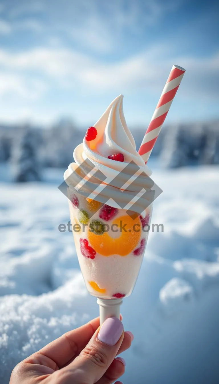 Picture of Delicious Ice Cream Cone for Party Treat