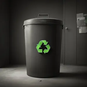 Ashcan Container - Bin for Waste Management