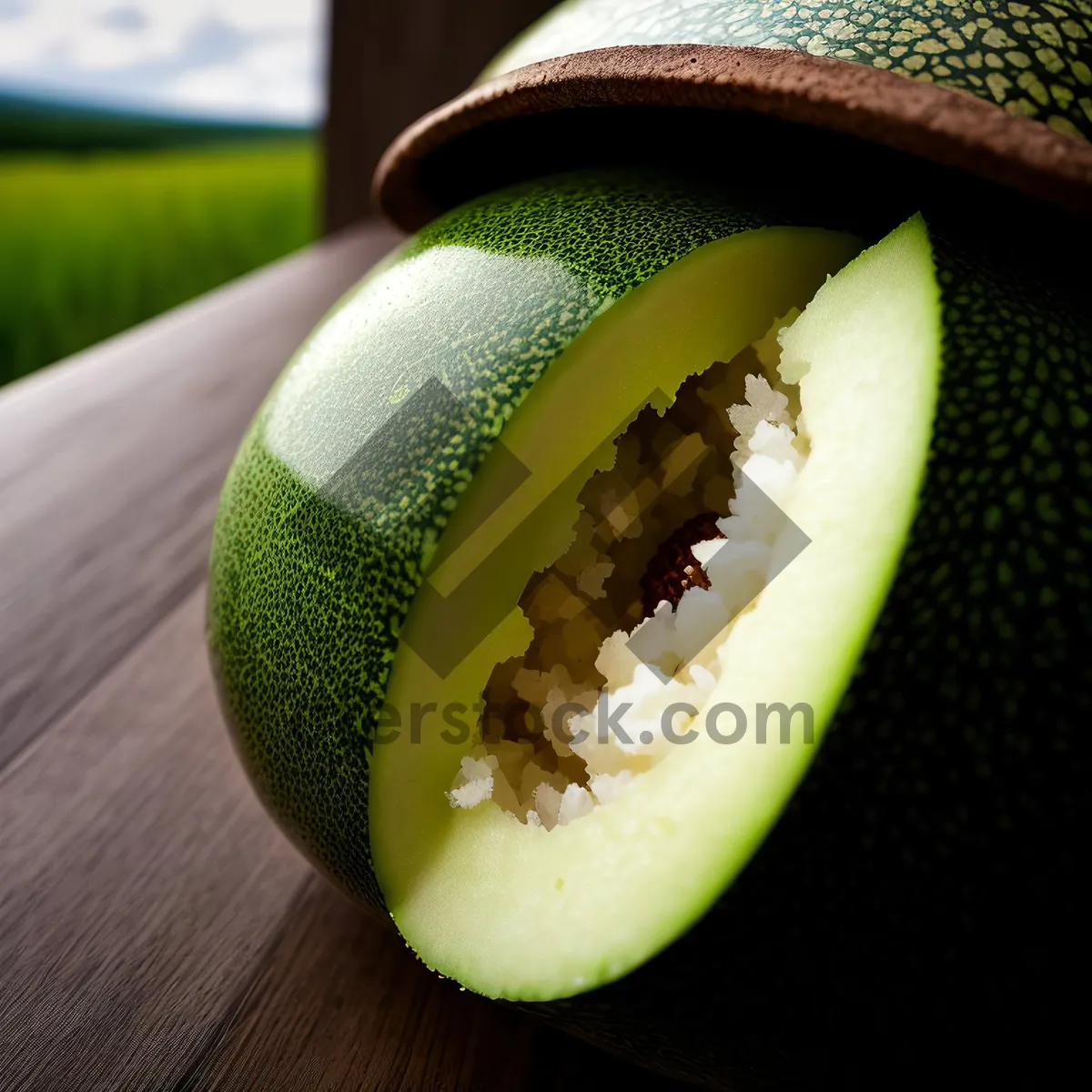 Picture of Fresh and Juicy Tropical Fruit Melon Bowl