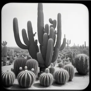 Cactus candlestick holder: A desert-inspired menorah candelabrum.