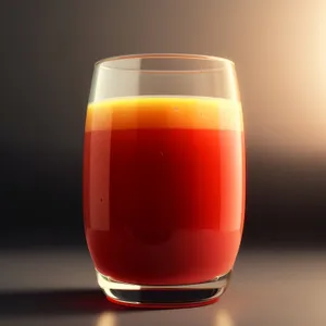 Transparent Wineglass on Bar Counter with Refreshing Beverages