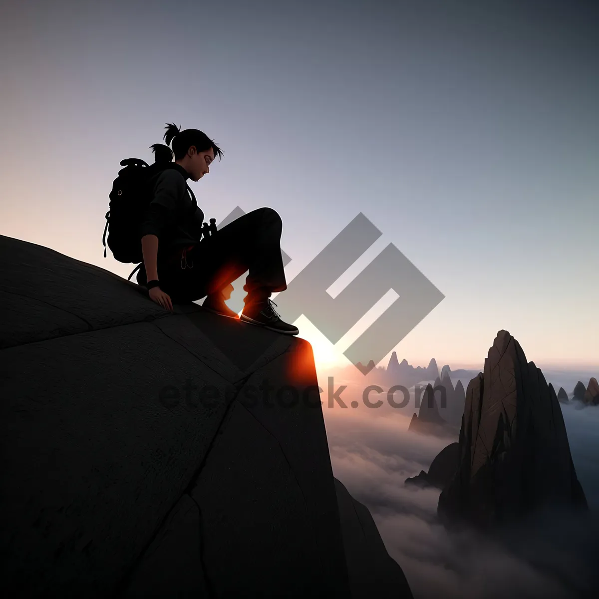 Picture of Snowmobile Adventure in Mountain Landscape