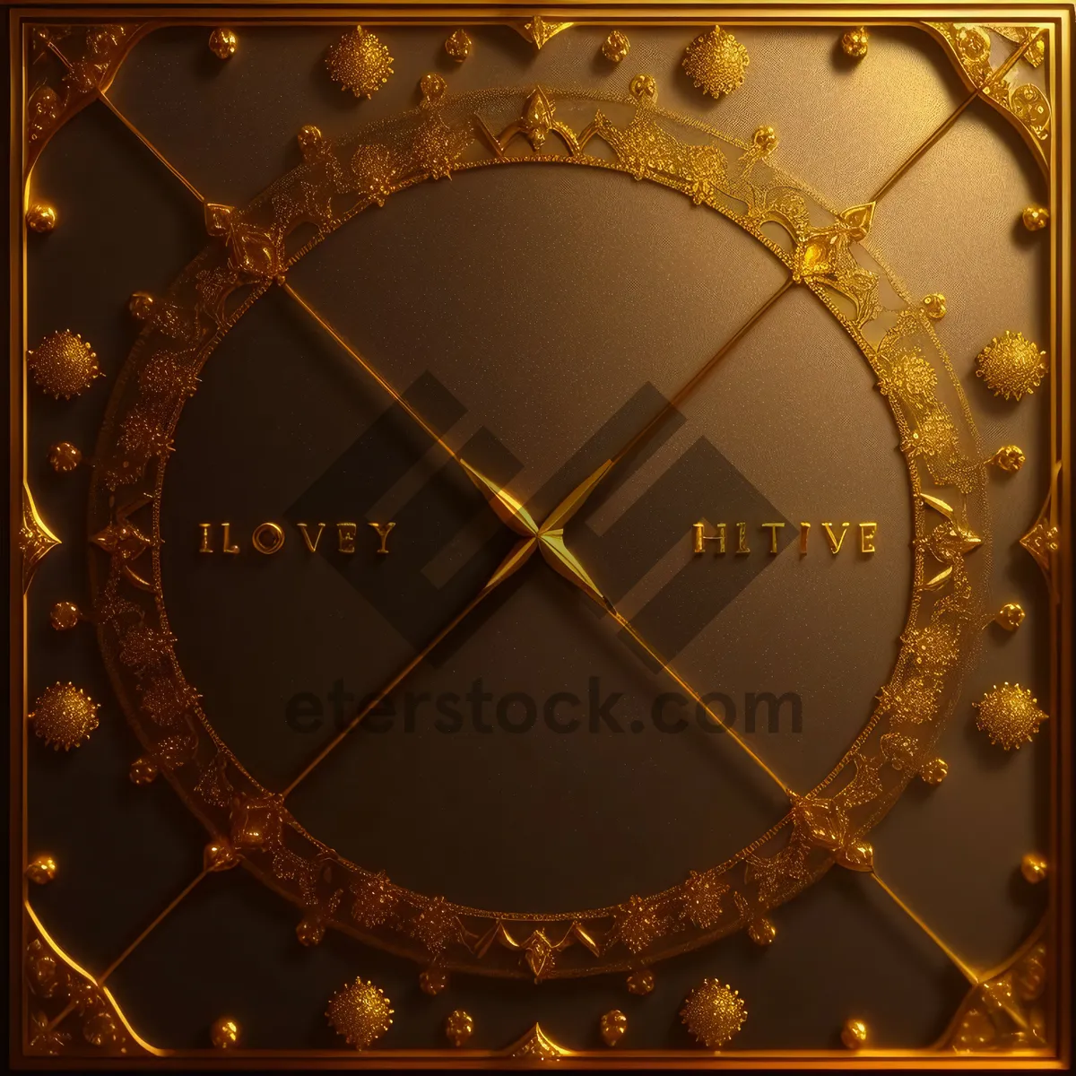 Picture of Timeless Antique Clock: Classic Vintage Timepiece