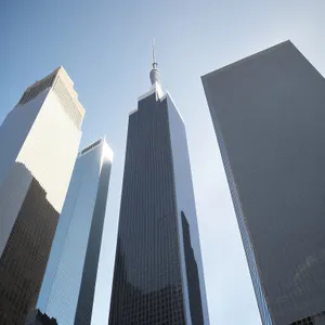 Modern Finance Tower in Urban Financial District