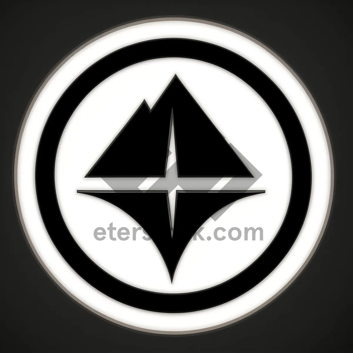 Picture of Shiny Black Round Button Icon Set