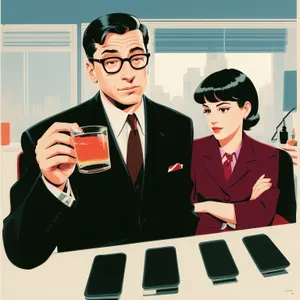 Successful Business Team in Corporate Office