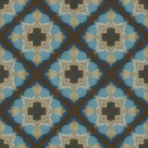 Arabesque pattern in intricate tile design.