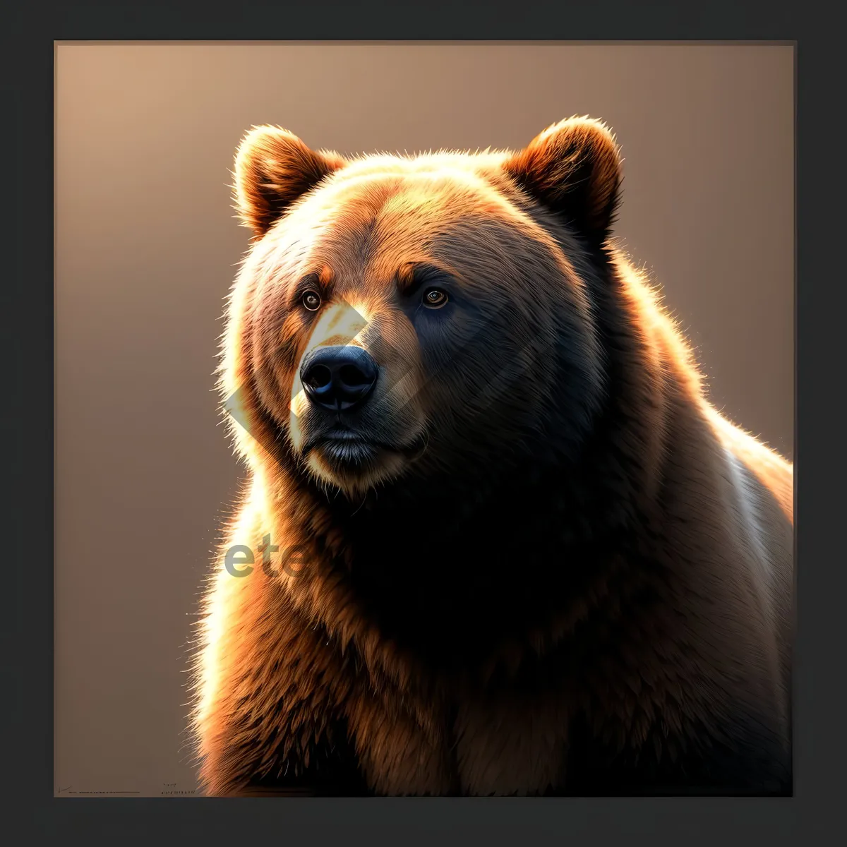 Picture of Majestic Brown Bear King of the Wilderness