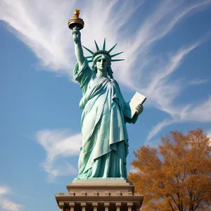 Iconic Liberty: Majestic Monument of Historic Freedom