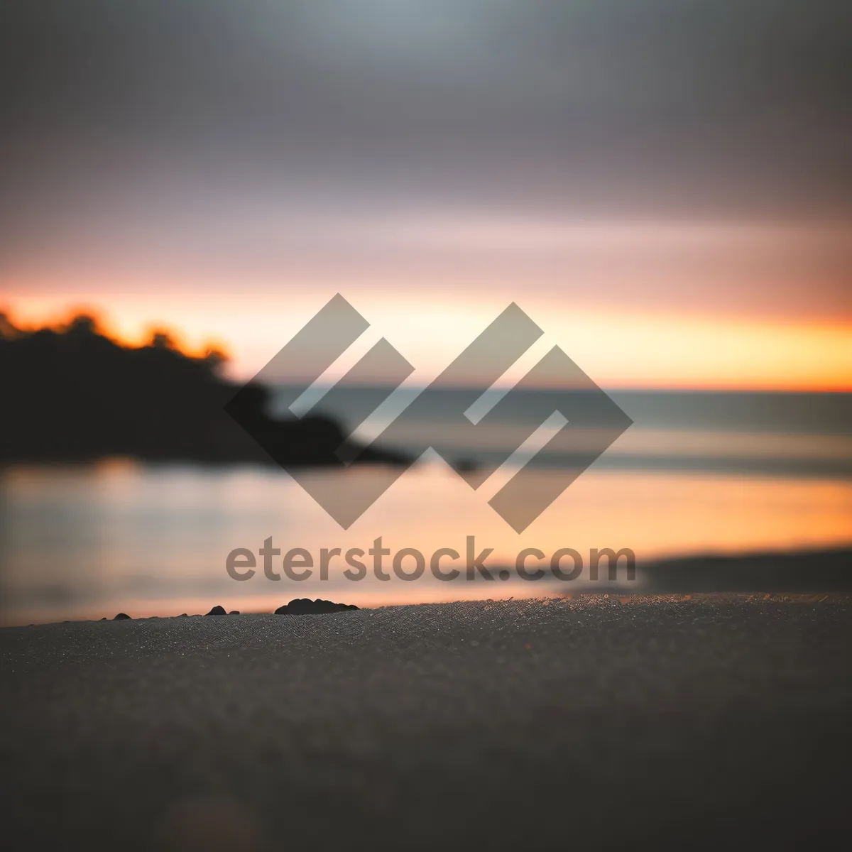 Picture of Ethereal Sunset Over Calm Ocean