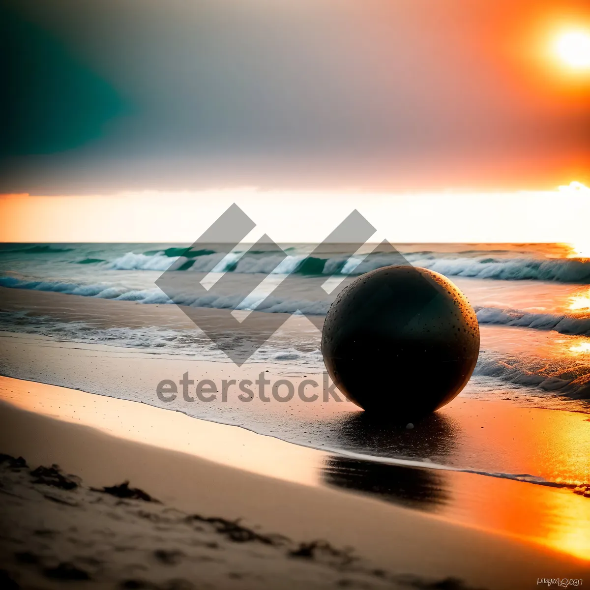 Picture of Serenity on the Horizon: A Coastal Sunset
