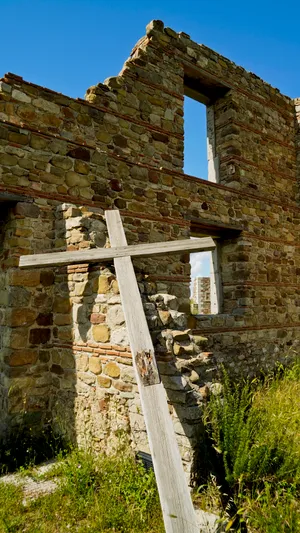 Ancient Stone House in Historic Landscape