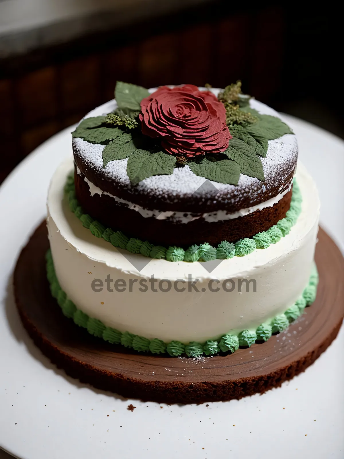 Picture of Delicious Strawberry Cupcake with Creamy Frosting